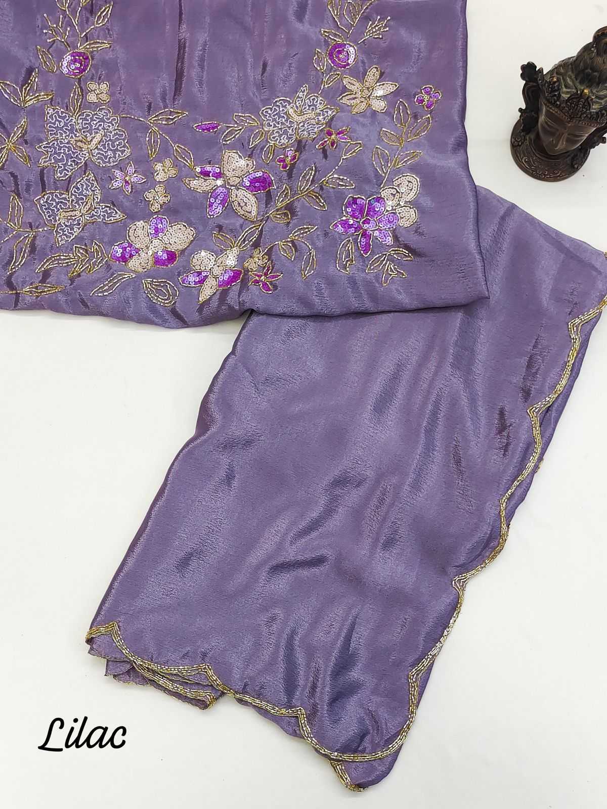 Soft chinon RIN118 228 Sarees Silk Sarees Festive Collections Wholesale Party Wear Sarees Soft Silk Sarees Festival Silk Sarees
