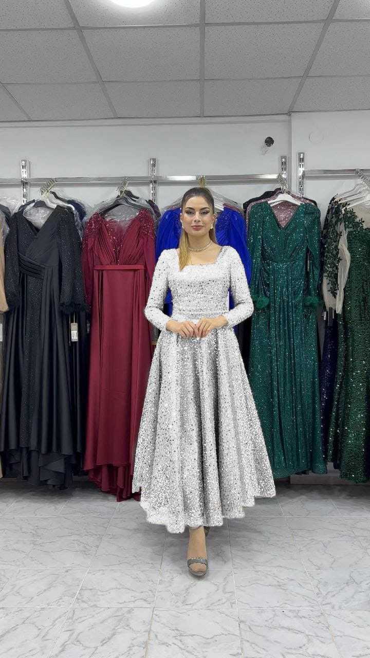 Soft Net RIN157 PC-2701 Gowns Wedding Collections Festive Collections Wholesale Party Gowns Bridal Gowns Sequin Gowns