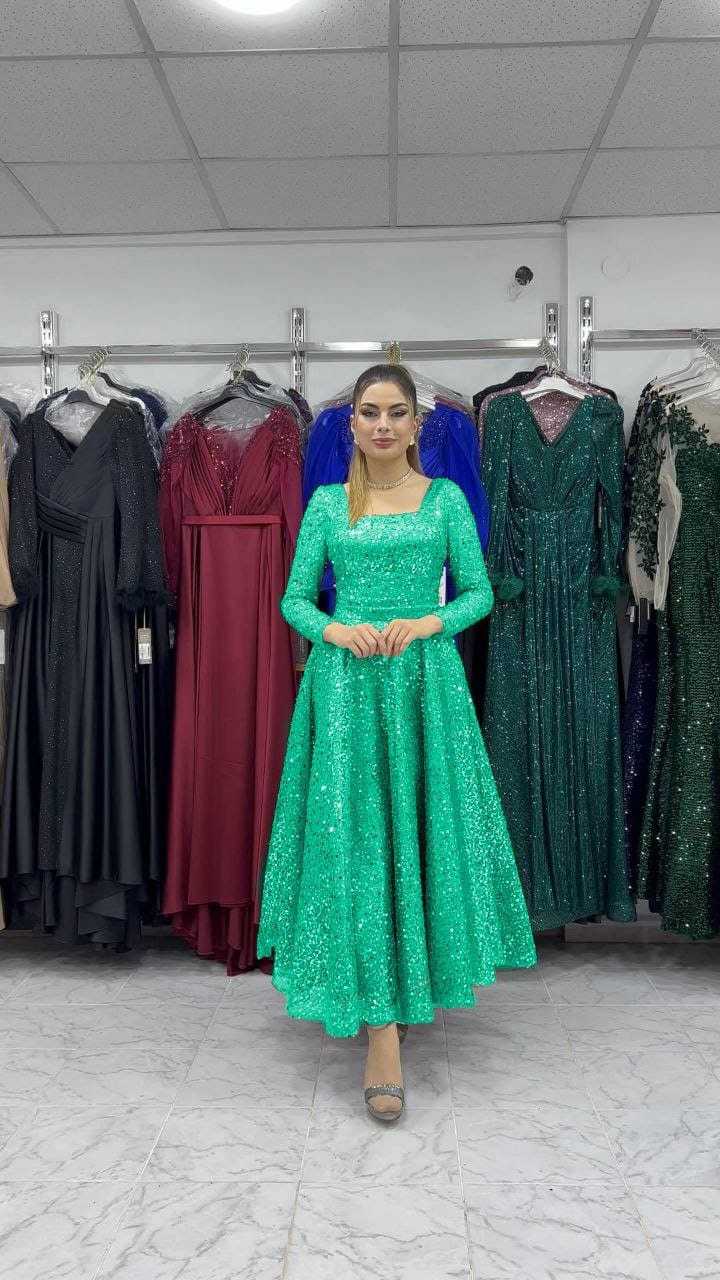 Soft Net RIN157 PC-2701 Gowns Wedding Collections Festive Collections Wholesale Party Gowns Bridal Gowns Sequin Gowns
