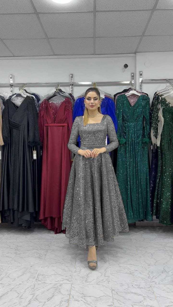 Soft Net RIN157 PC-2701 Gowns Wedding Collections Festive Collections Wholesale Party Gowns Bridal Gowns Sequin Gowns