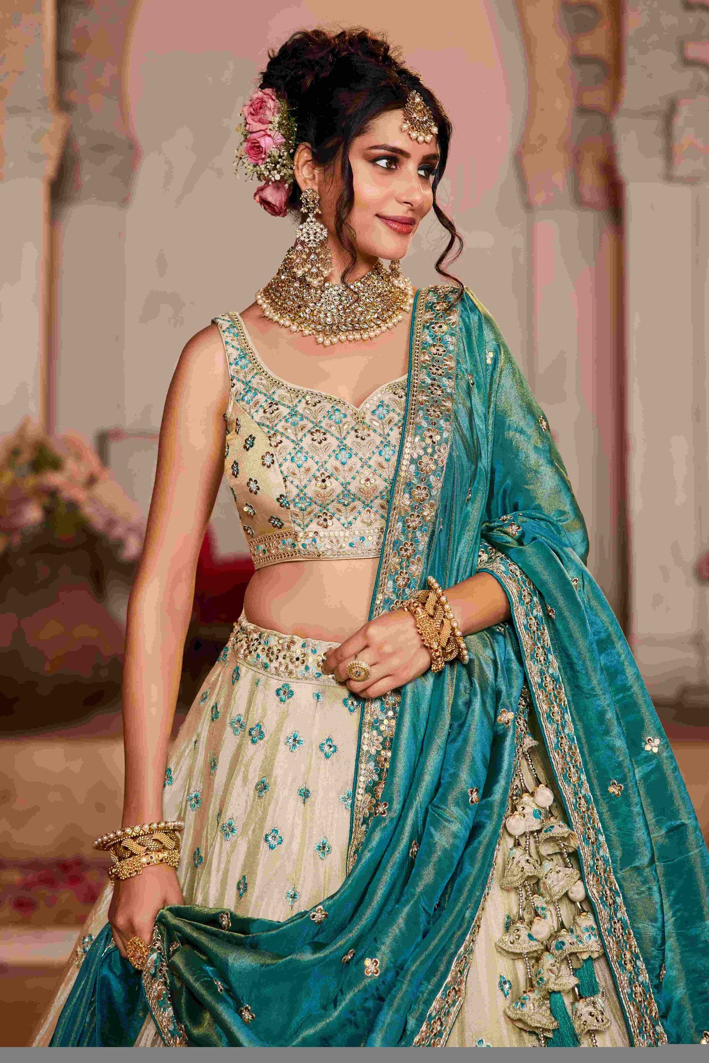Tissue RIN197 2650 Lehengas Wholesale Designer Lehenga Fancy Lehenga Silk Lehenga
