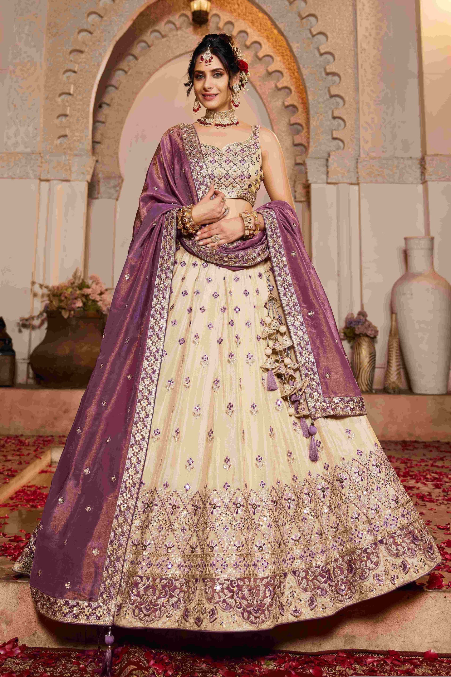 Tissue RIN197 2650 Lehengas Wholesale Designer Lehenga Fancy Lehenga Silk Lehenga