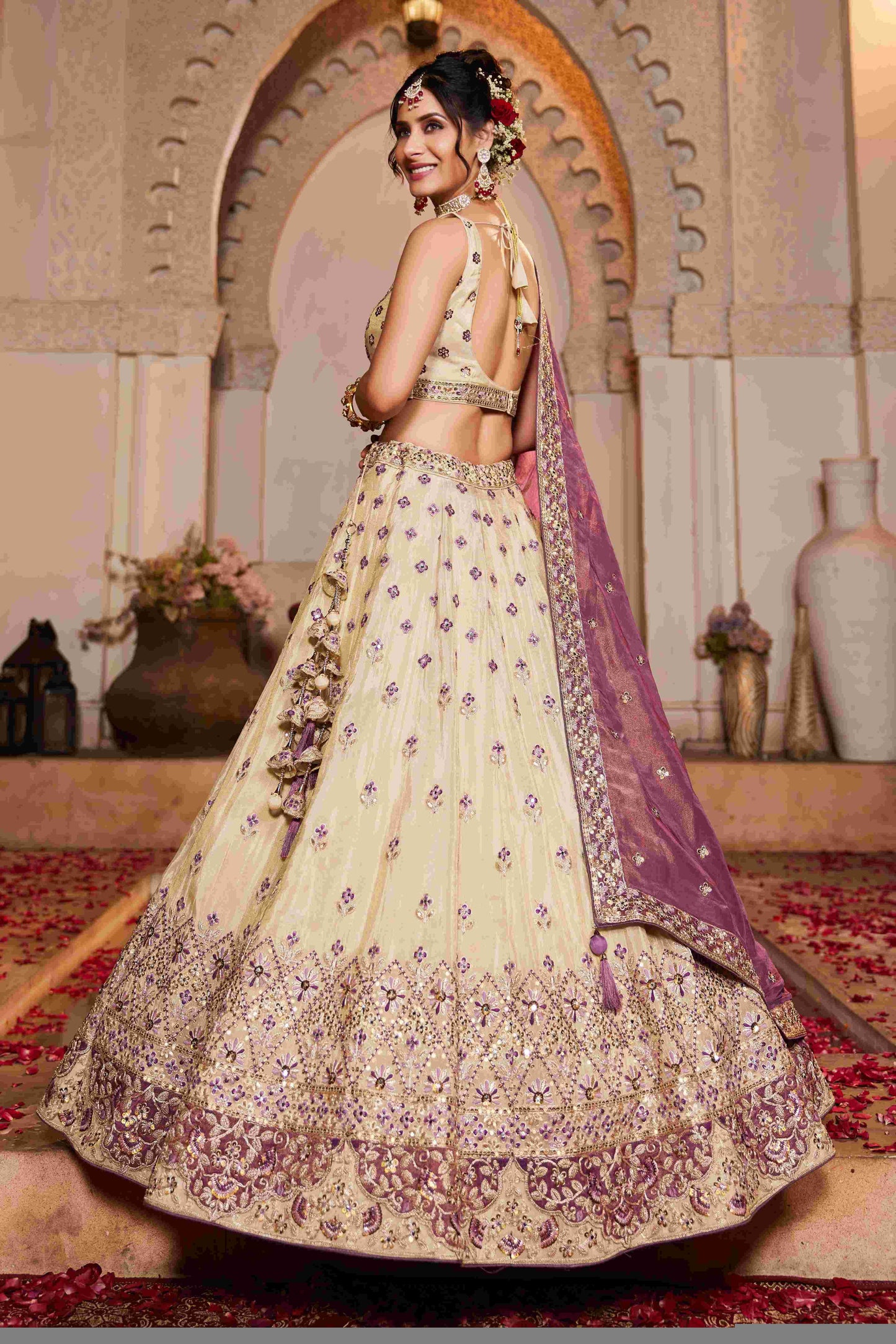 Tissue RIN197 2650 Lehengas Wholesale Designer Lehenga Fancy Lehenga Silk Lehenga