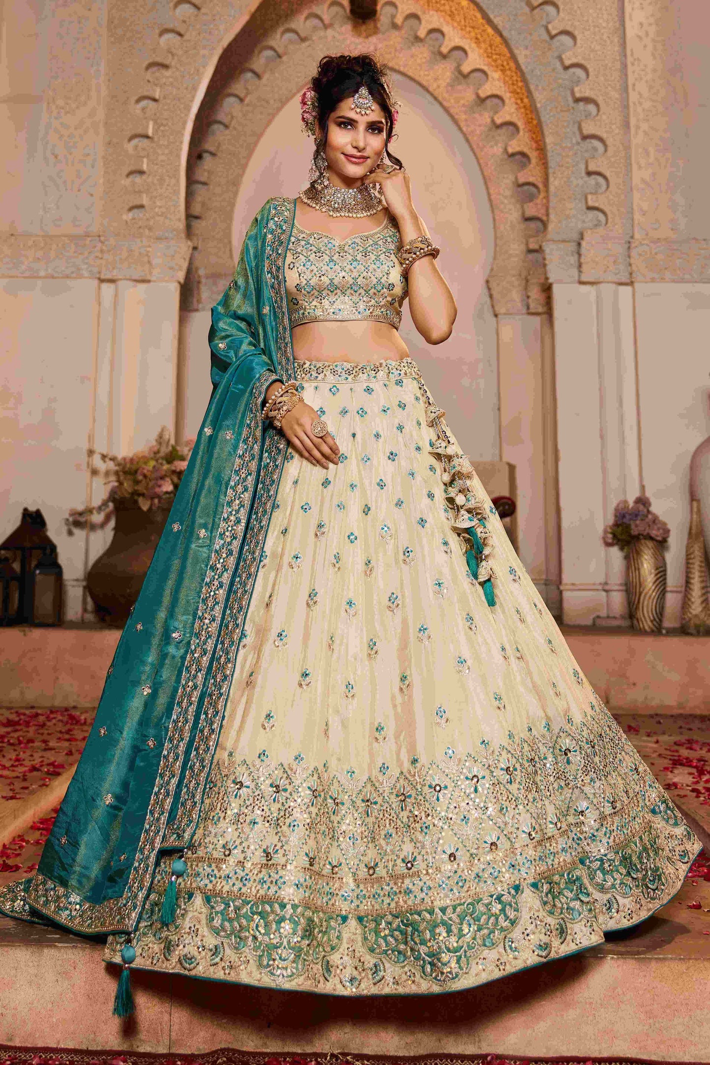 Tissue RIN197 2650 Lehengas Wholesale Designer Lehenga Fancy Lehenga Silk Lehenga