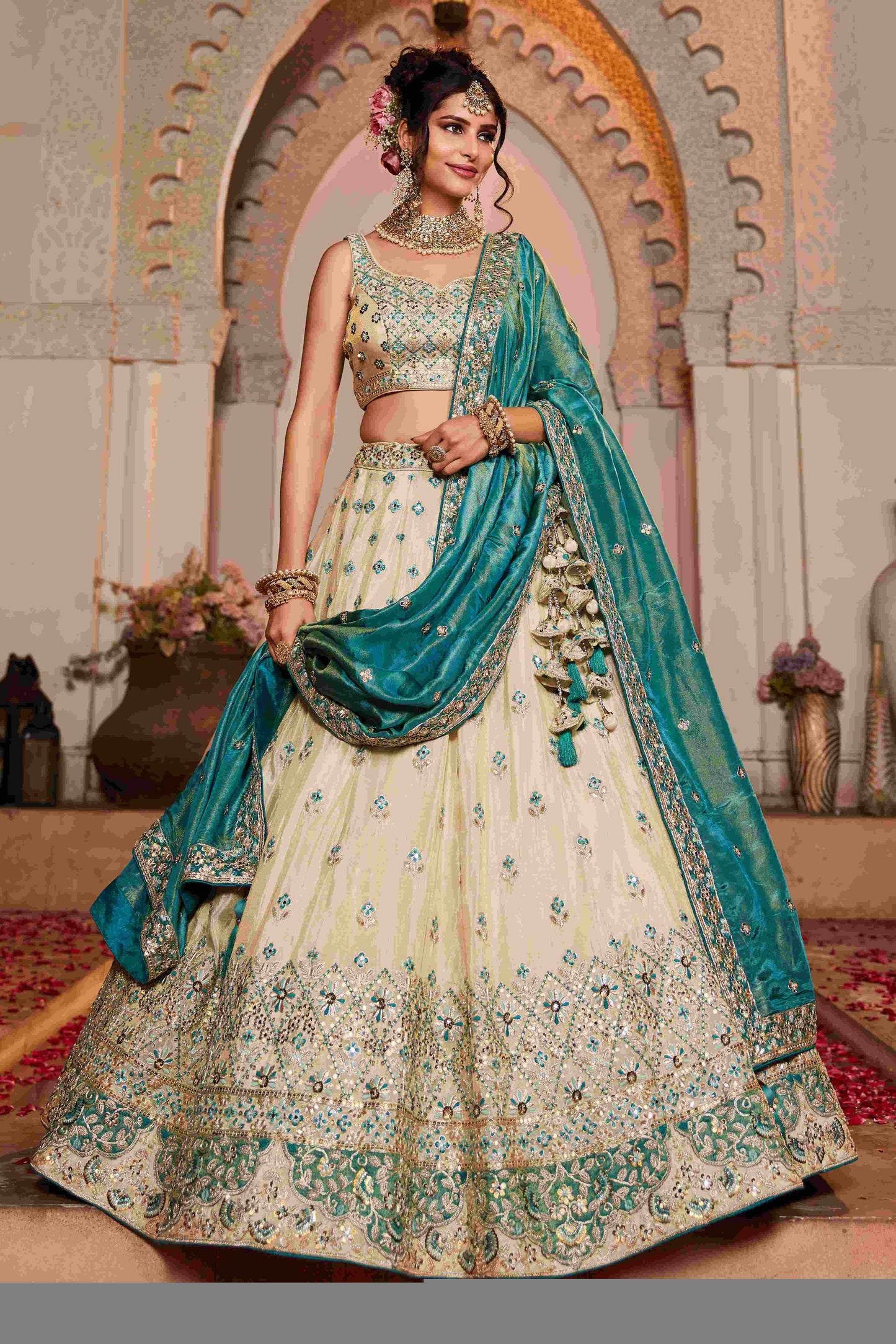 Tissue RIN197 2650 Lehengas Wholesale Designer Lehenga Fancy Lehenga Silk Lehenga