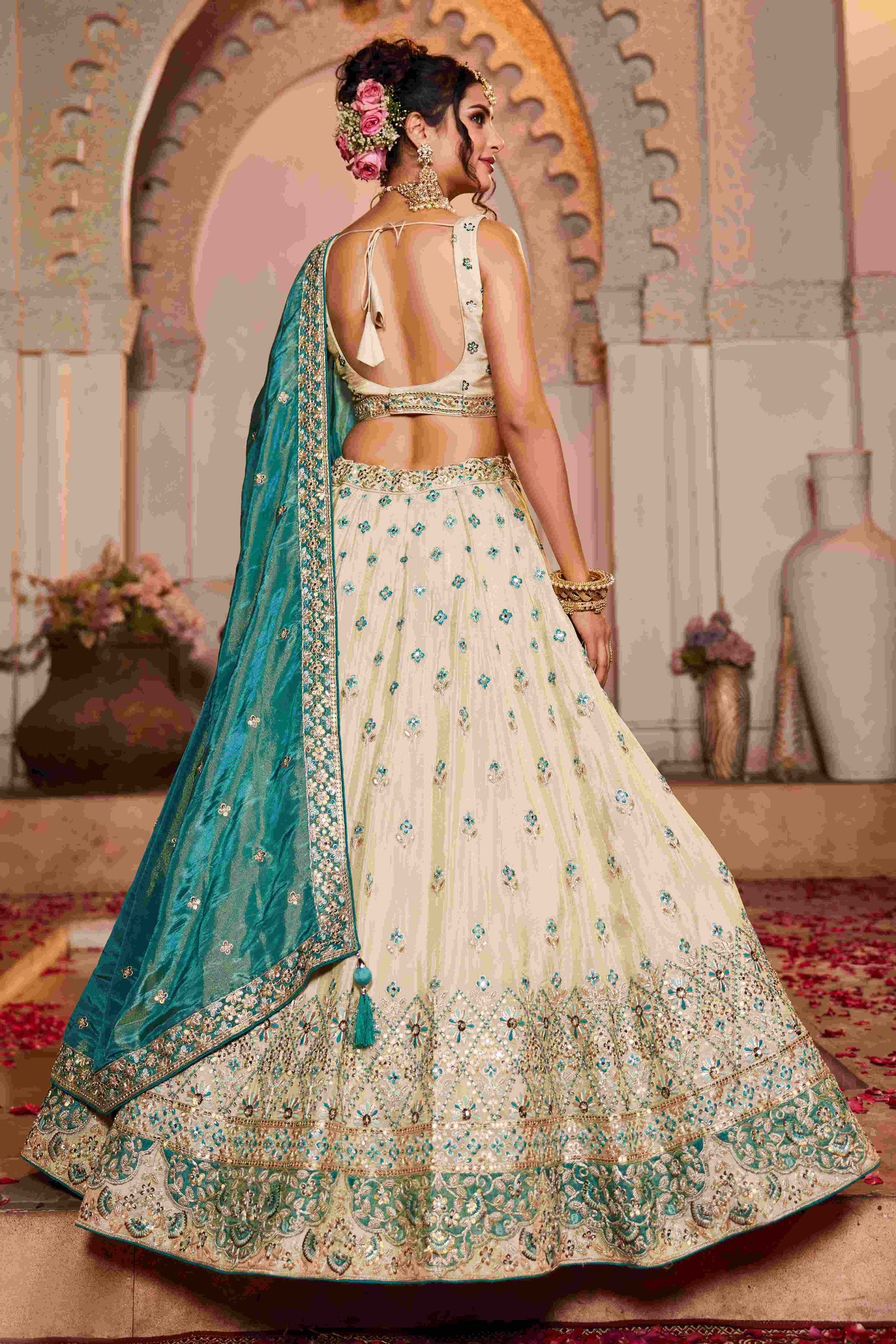 Tissue RIN197 2650 Lehengas Wholesale Designer Lehenga Fancy Lehenga Silk Lehenga