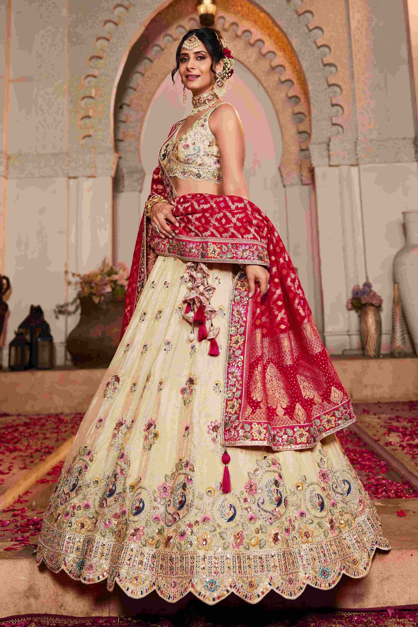Tissue RIN197 2652 Lehengas Wholesale Designer Lehenga Bridal Lehenga Silk Lehenga