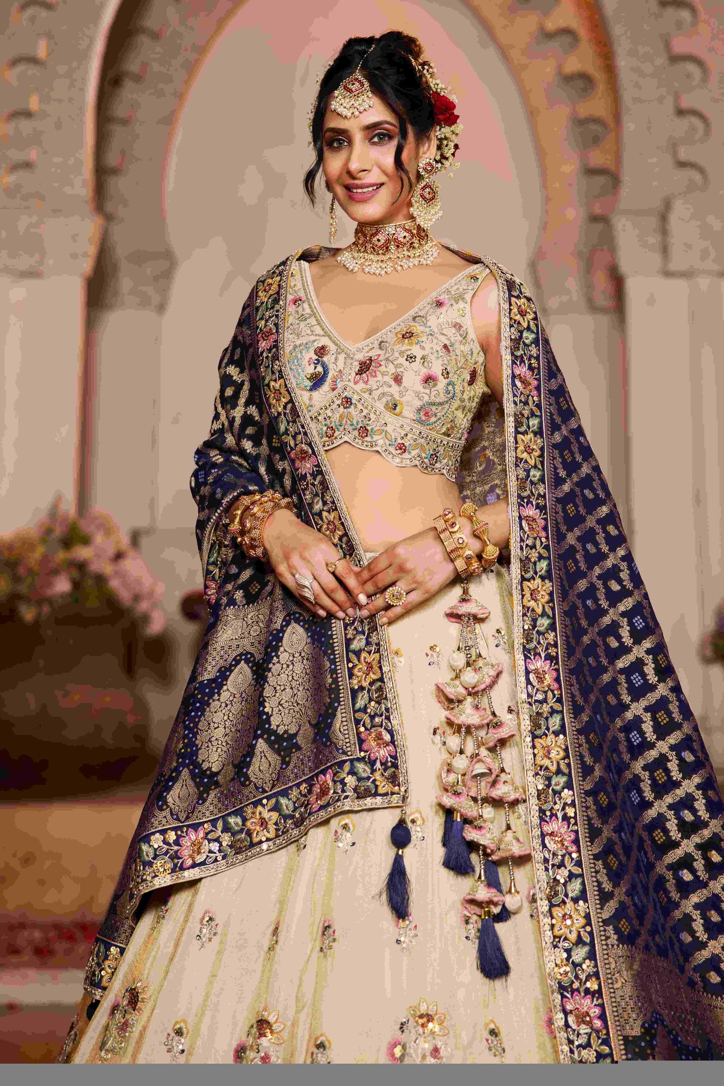 Tissue RIN197 2652 Lehengas Wholesale Designer Lehenga Bridal Lehenga Silk Lehenga
