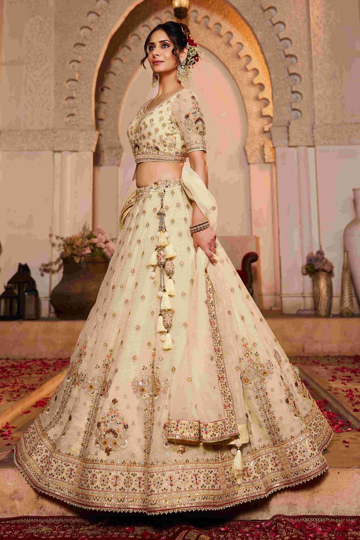 Tissue RIN197 2654 Lehengas Wholesale Designer Lehenga Fancy Lehenga Silk Lehenga