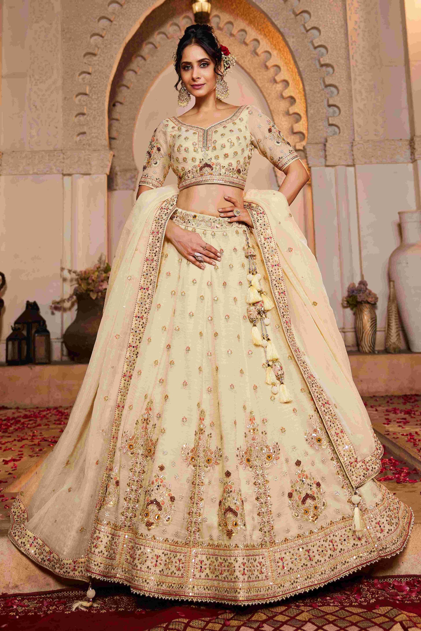 Tissue RIN197 2654 Lehengas Wholesale Designer Lehenga Fancy Lehenga Silk Lehenga