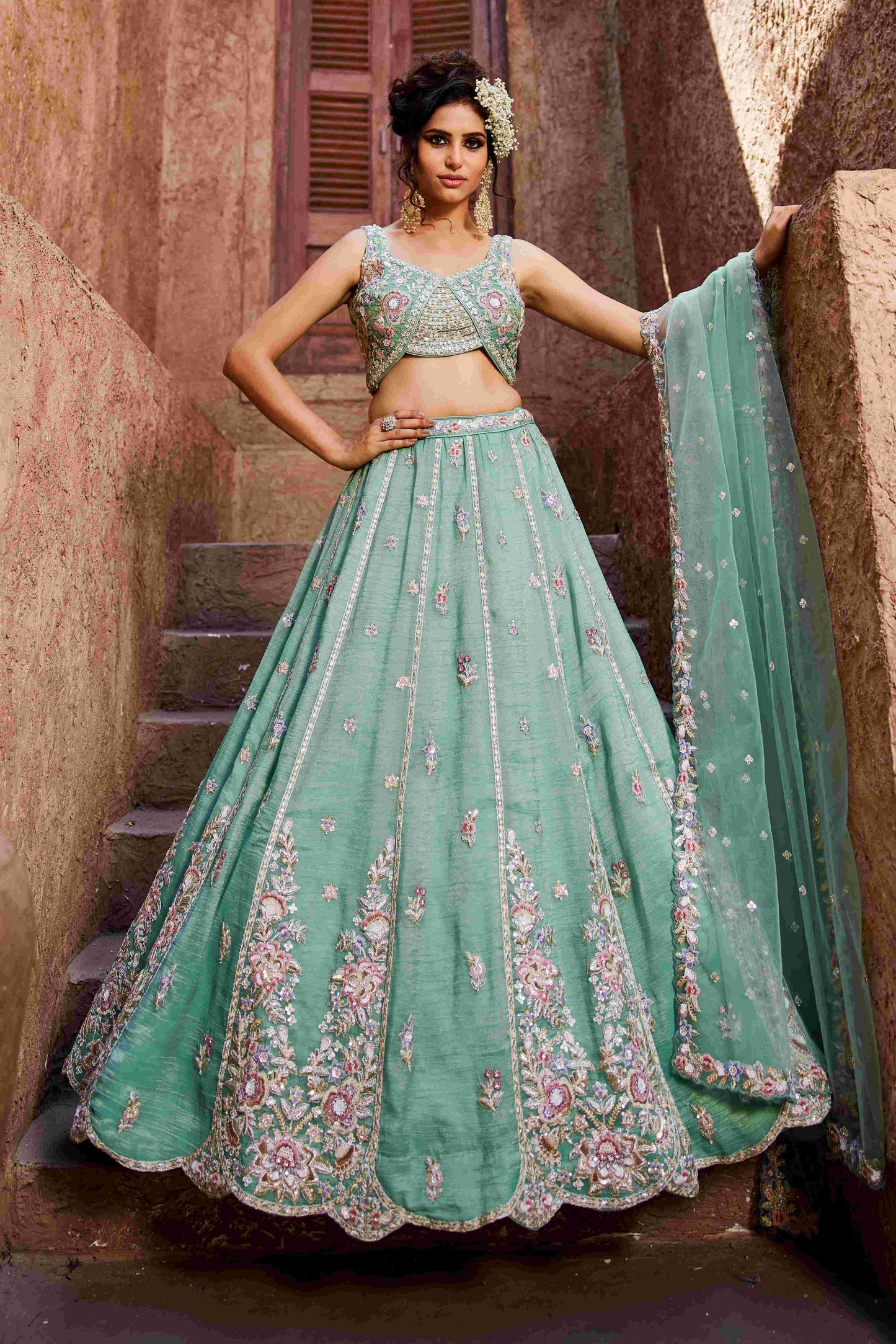 Tissue RIN197 2655 Lehengas Wholesale Designer Lehenga Fancy Lehenga Bridal Lehenga