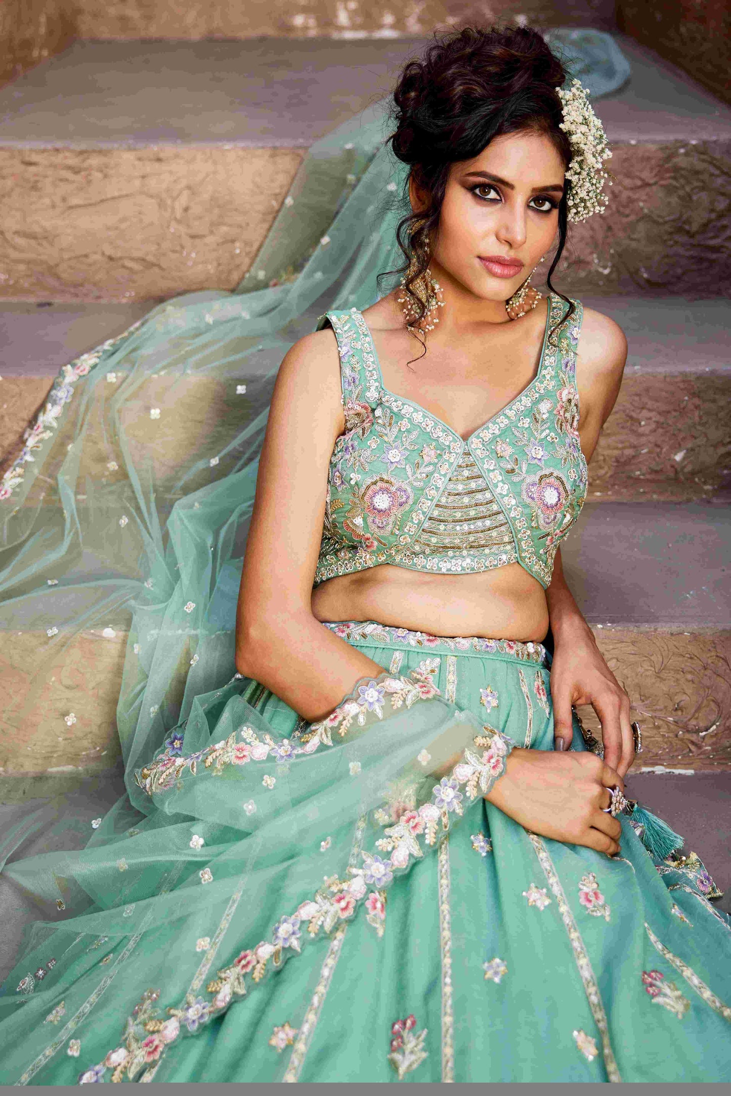 Tissue RIN197 2655 Lehengas Wholesale Designer Lehenga Fancy Lehenga Bridal Lehenga