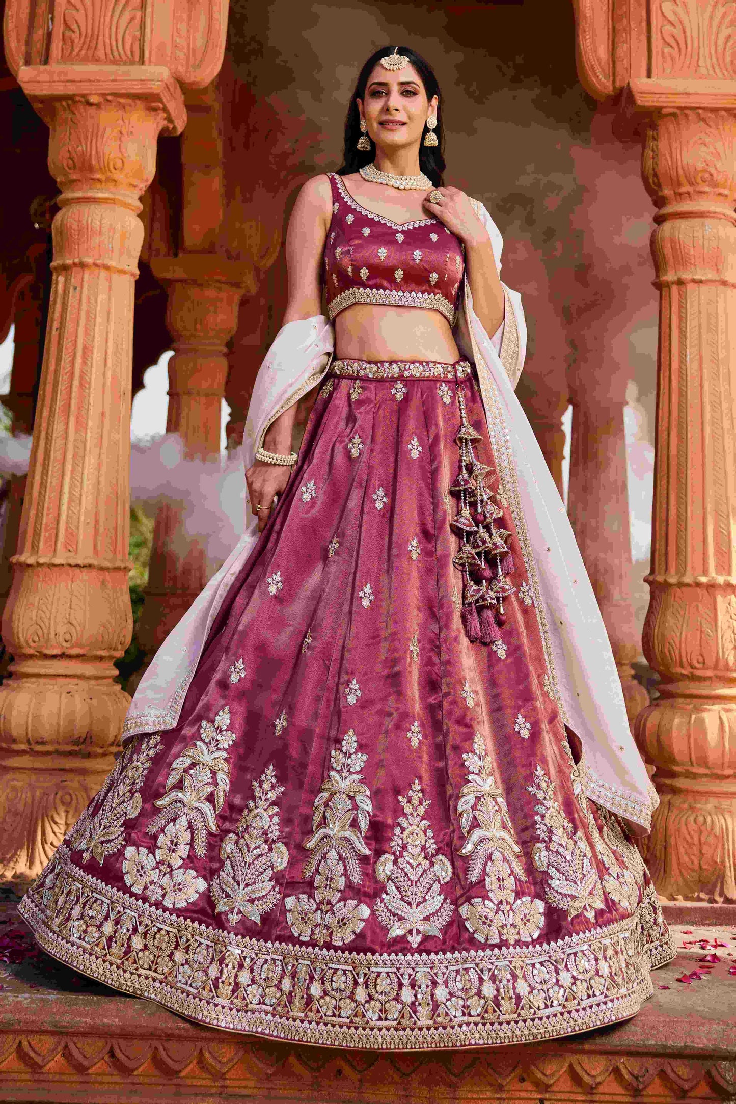 Tissue RIN197 2659 Lehengas Wholesale Designer Lehenga Fancy Lehenga Bridal Lehenga