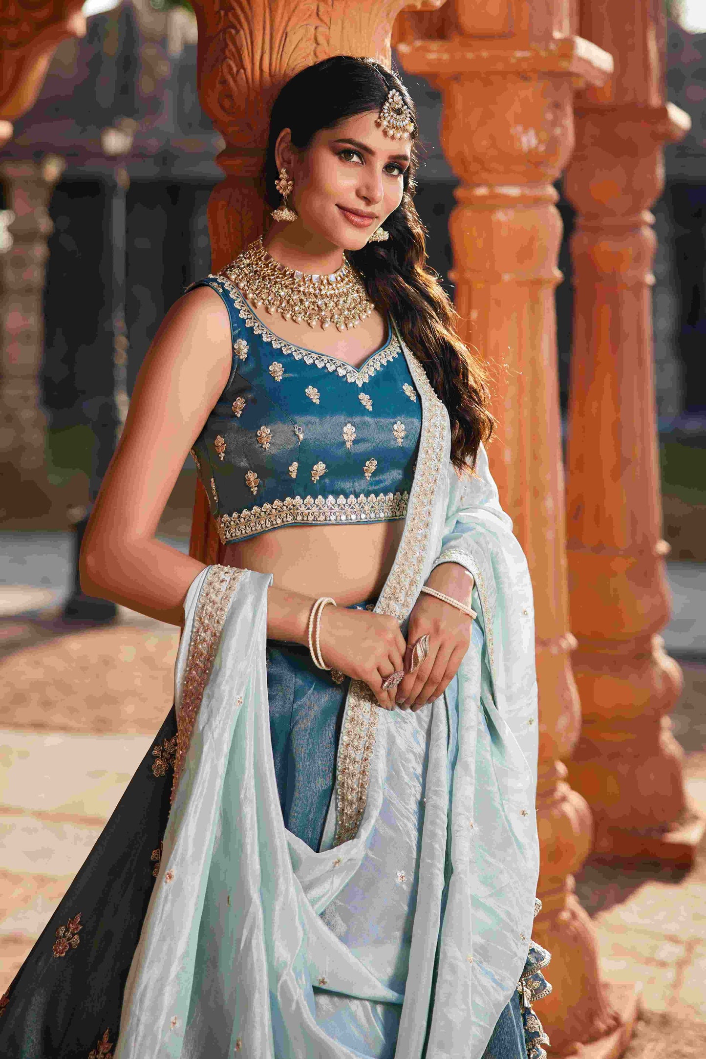 Tissue RIN197 2659 Lehengas Wholesale Designer Lehenga Fancy Lehenga Bridal Lehenga
