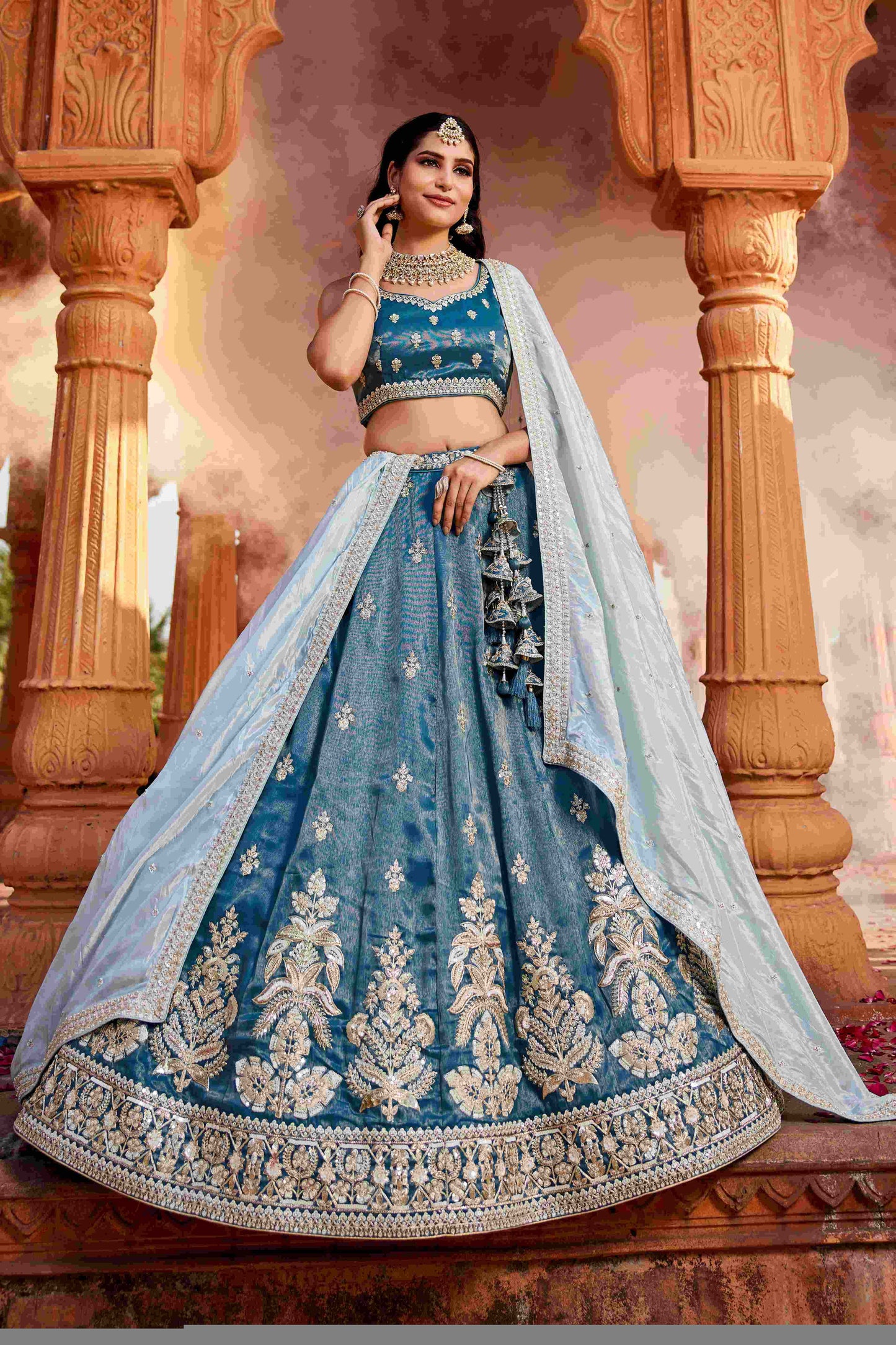 Tissue RIN197 2659 Lehengas Wholesale Designer Lehenga Fancy Lehenga Bridal Lehenga