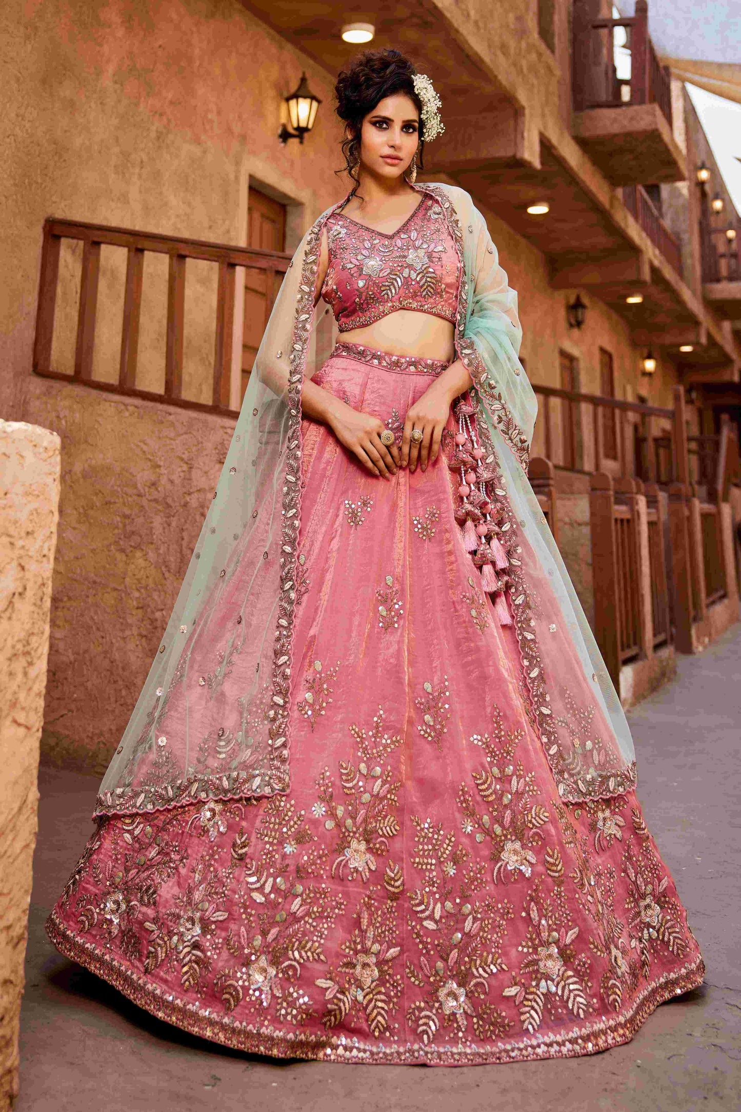 Tissue RIN197 2661 Lehengas Wholesale Designer Lehenga Fancy Lehenga Wedding Lehenga