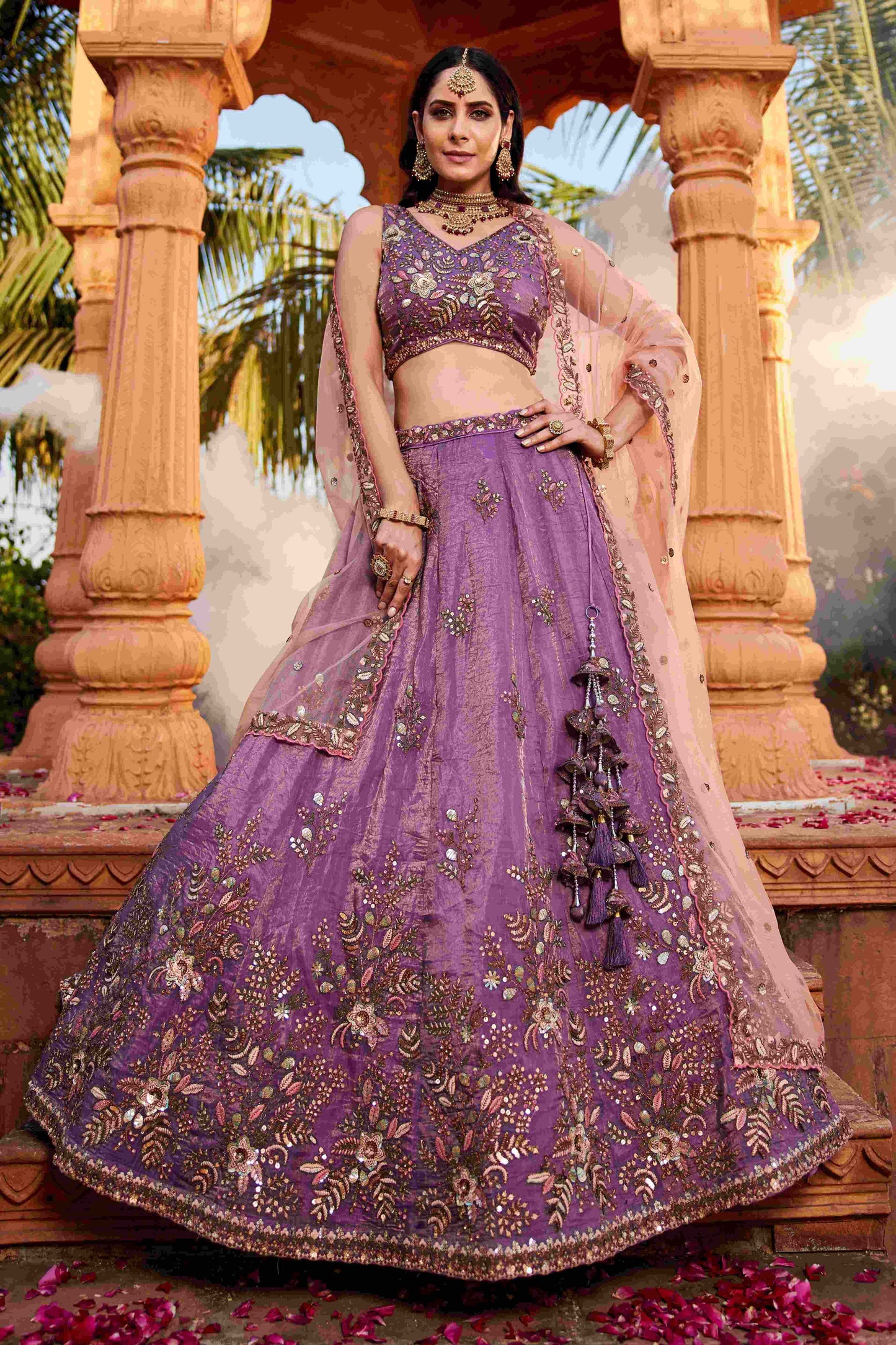 Tissue RIN197 2661 Lehengas Wholesale Designer Lehenga Fancy Lehenga Wedding Lehenga