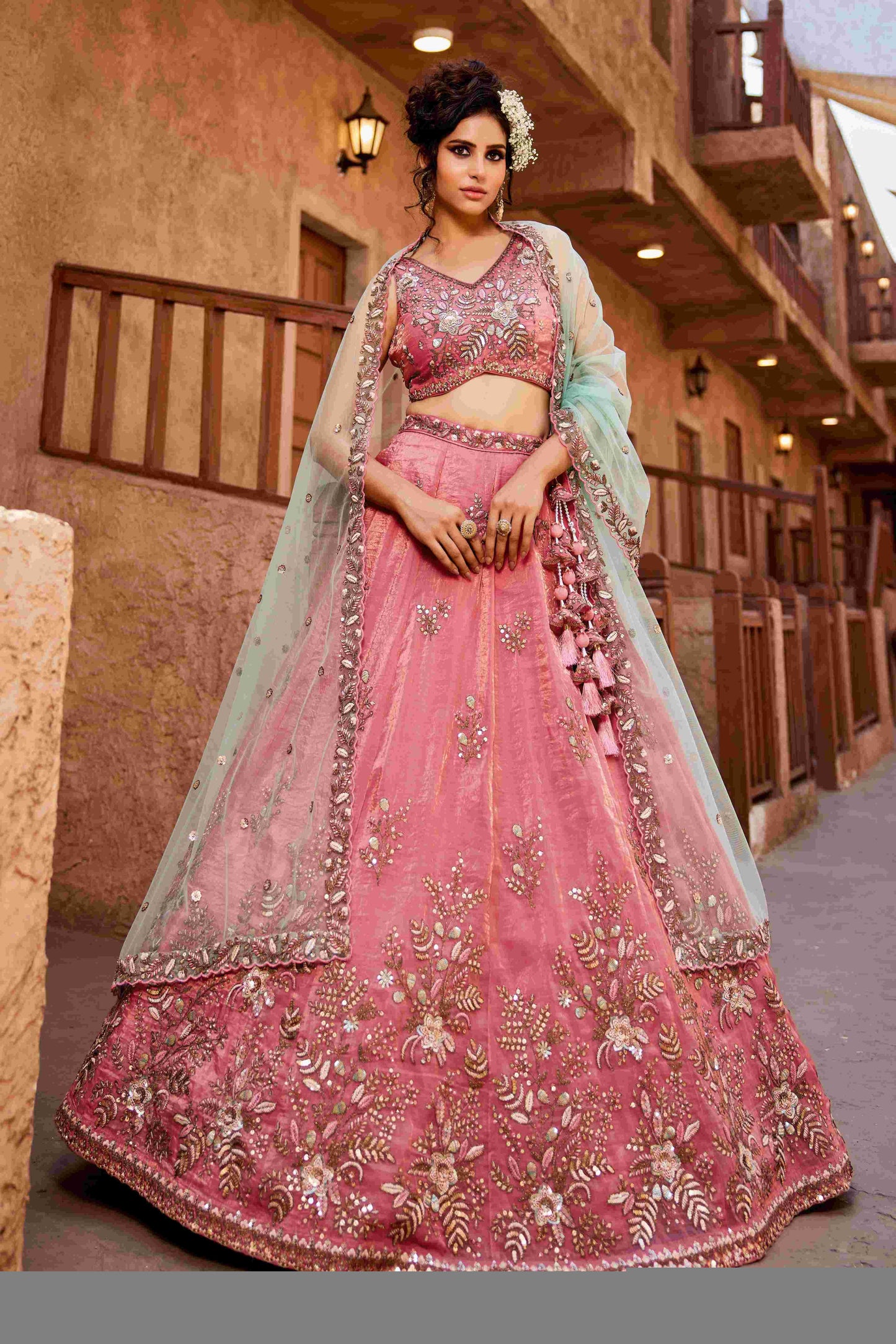 Tissue RIN197 2661 Lehengas Wholesale Designer Lehenga Fancy Lehenga Wedding Lehenga