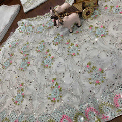 Organza Silk RIN108 1593 Lehengas Wholesale Fancy Lehenga Bridal Lehenga Embroidered Lehenga Sequins Lehenga