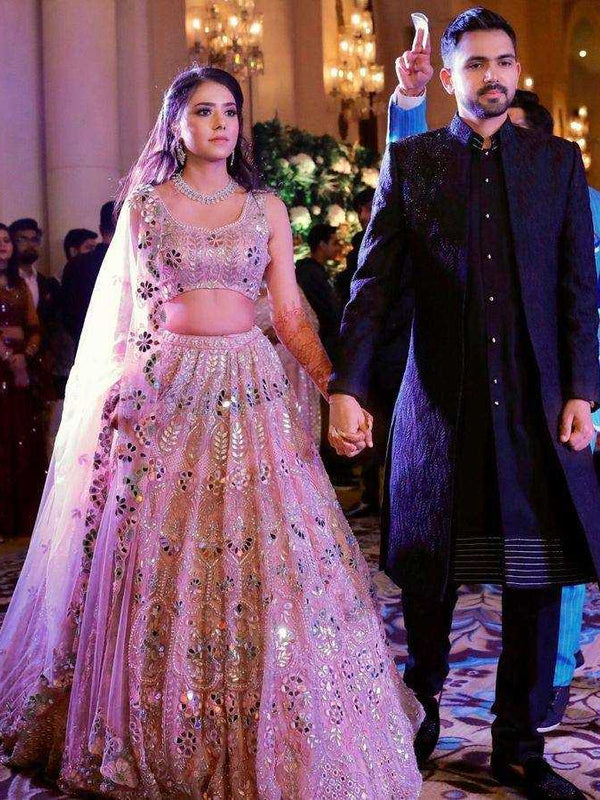 Faux Georgette RIN108 1559 Lehengas Wholesale Fancy Lehenga Bridal Lehenga Embroidered Lehenga Sequins Lehenga Lehenga With Cancan