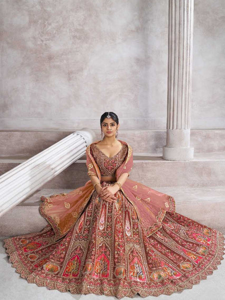 Banana Silk RIN197 4428 Lehengas Wholesale Designer Lehenga Fancy Lehenga Bridal Lehenga
