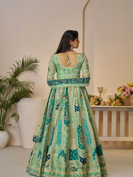 Banana Silk RIN197 4430 Lehengas Wholesale Designer Lehenga Fancy Lehenga Bridal Lehenga