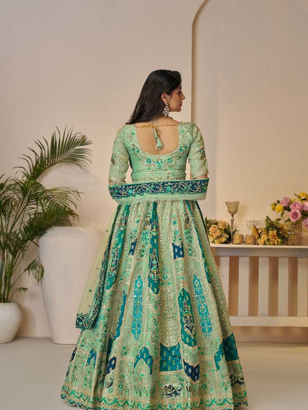 Banana Silk RIN197 4430 Lehengas Wholesale Designer Lehenga Fancy Lehenga Bridal Lehenga
