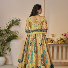 Banana Silk RIN197 4430 Lehengas Wholesale Designer Lehenga Fancy Lehenga Bridal Lehenga