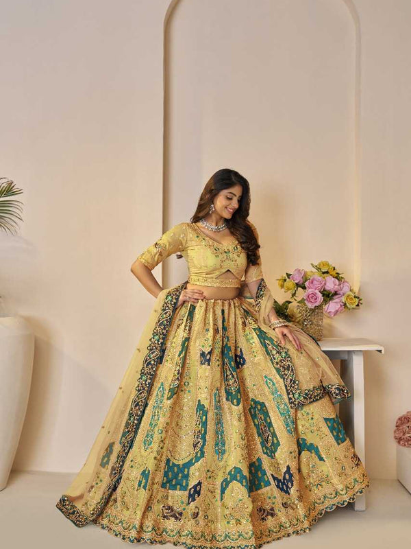 Banana Silk RIN197 4430 Lehengas Wholesale Designer Lehenga Fancy Lehenga Bridal Lehenga