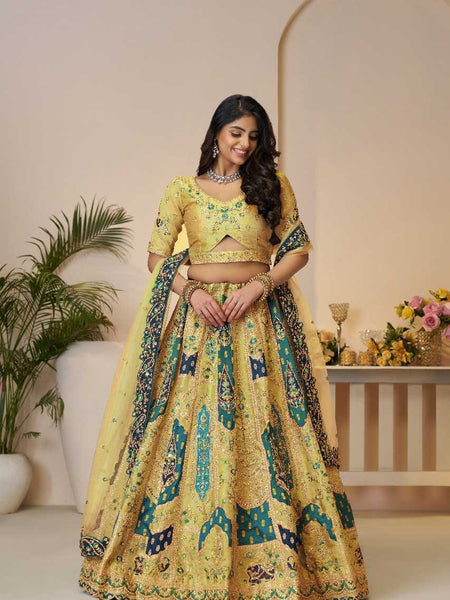Banana Silk RIN197 4430 Lehengas Wholesale Designer Lehenga Fancy Lehenga Bridal Lehenga