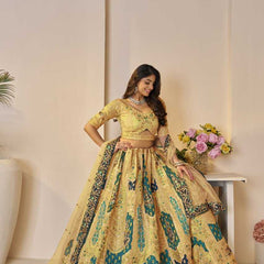 Banana Silk RIN197 4430 Lehengas Wholesale Designer Lehenga Fancy Lehenga Bridal Lehenga