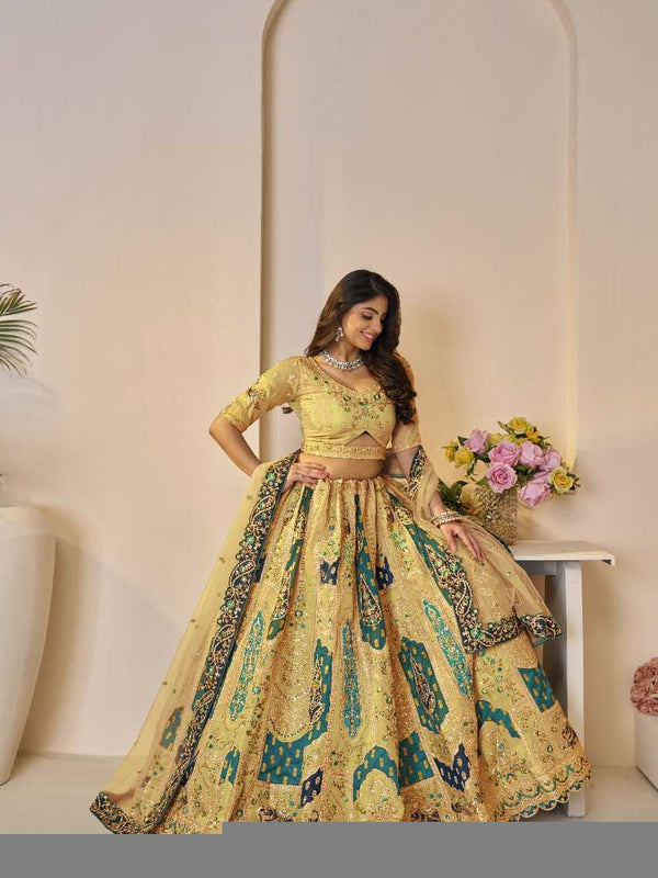 Banana Silk RIN197 4430 Lehengas Wholesale Designer Lehenga Fancy Lehenga Bridal Lehenga