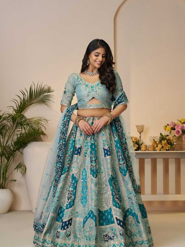 Banana Silk RIN197 4430 Lehengas Wholesale Designer Lehenga Fancy Lehenga Bridal Lehenga