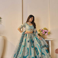 Banana Silk RIN197 4430 Lehengas Wholesale Designer Lehenga Fancy Lehenga Bridal Lehenga