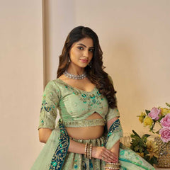 Banana Silk RIN197 4430 Lehengas Wholesale Designer Lehenga Fancy Lehenga Bridal Lehenga