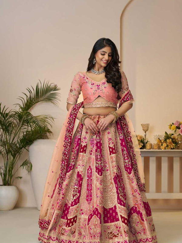 Banana Silk RIN197 4430 Lehengas Wholesale Designer Lehenga Fancy Lehenga Bridal Lehenga