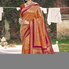 Banarasi Soft Silk RIN197 1200 JARDOSHI SILK Sarees Wedding Collections Wholesale Fancy Sarees Engagement Outfits