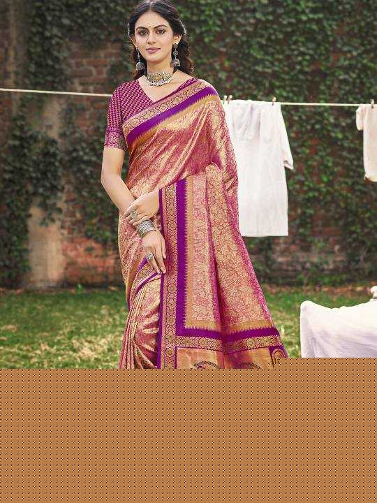 Banarasi Soft Silk RIN197 1200 JARDOSHI SILK Sarees Wedding Collections Wholesale Fancy Sarees Engagement Outfits