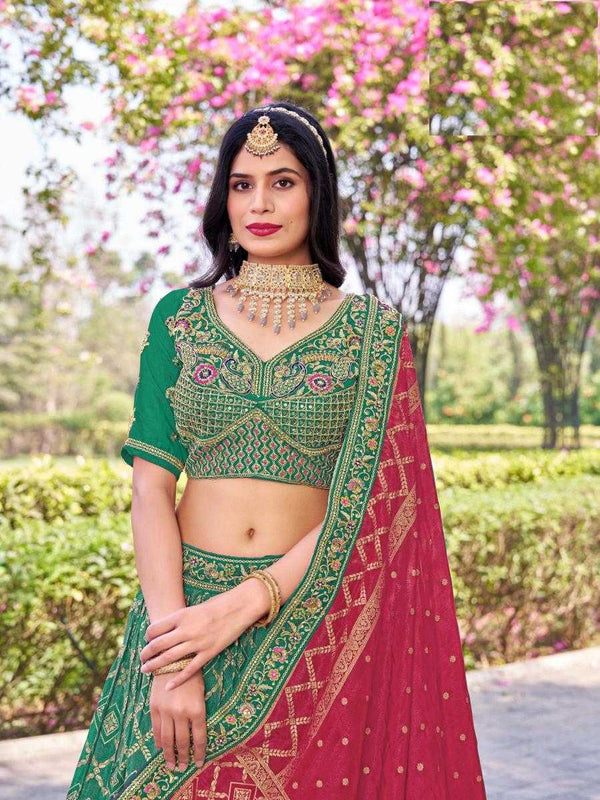 Banarasi Soft Silk RIN197 Naseehat-2695 Lehengas Wedding Collections Festive Collections Wholesale Designer Lehenga Silk Lehenga Banarasi Lehenga