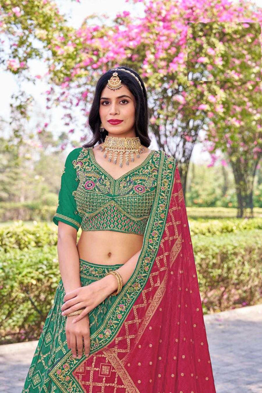 Banarasi Soft Silk RIN197 Naseehat-2695 Lehengas Wedding Collections Festive Collections Wholesale Designer Lehenga Silk Lehenga Banarasi Lehenga