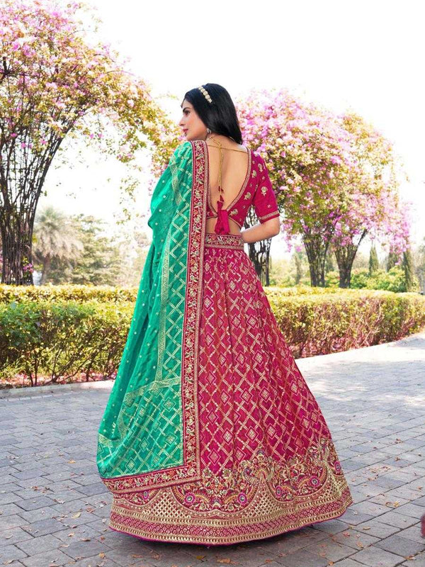 Banarasi Soft Silk RIN197 Naseehat-2695 Lehengas Wedding Collections Festive Collections Wholesale Designer Lehenga Silk Lehenga Banarasi Lehenga