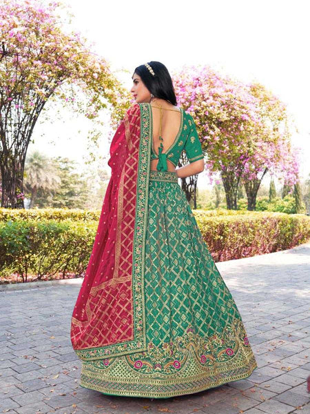Banarasi Soft Silk RIN197 Naseehat-2695 Lehengas Wedding Collections Festive Collections Wholesale Designer Lehenga Silk Lehenga Banarasi Lehenga