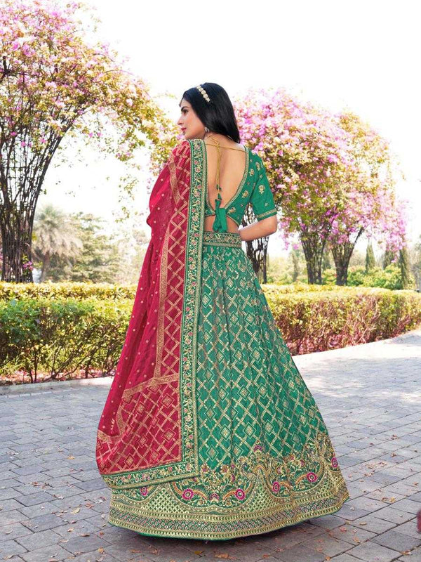 Banarasi Soft Silk RIN197 Naseehat-2695 Lehengas Wedding Collections Festive Collections Wholesale Designer Lehenga Silk Lehenga Banarasi Lehenga