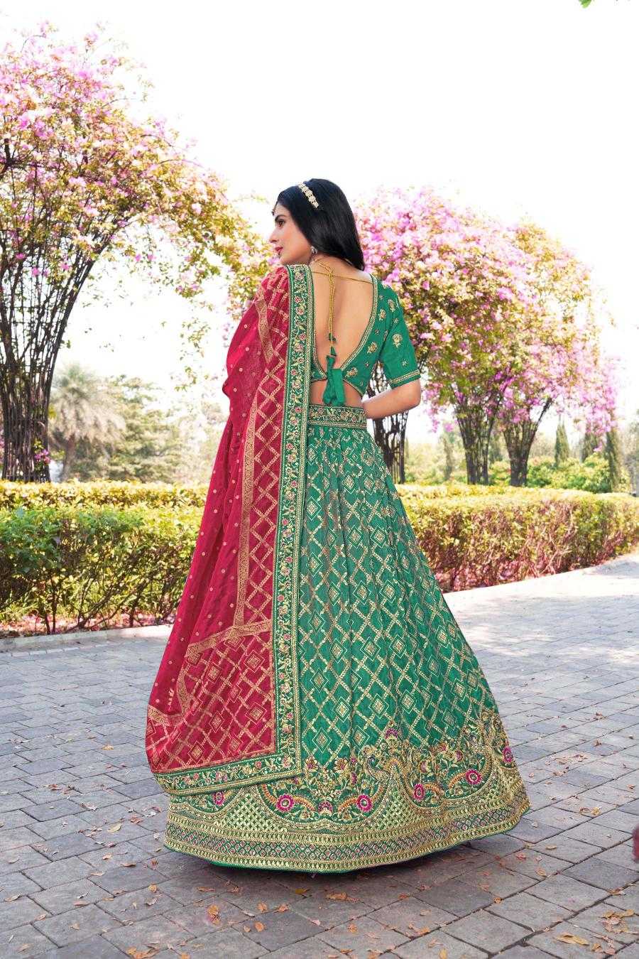Banarasi Soft Silk RIN197 Naseehat-2695 Lehengas Wedding Collections Festive Collections Wholesale Designer Lehenga Silk Lehenga Banarasi Lehenga