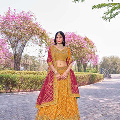 Banarasi Soft Silk RIN197 Naseehat-2695 Lehengas Wedding Collections Festive Collections Wholesale Designer Lehenga Silk Lehenga Banarasi Lehenga