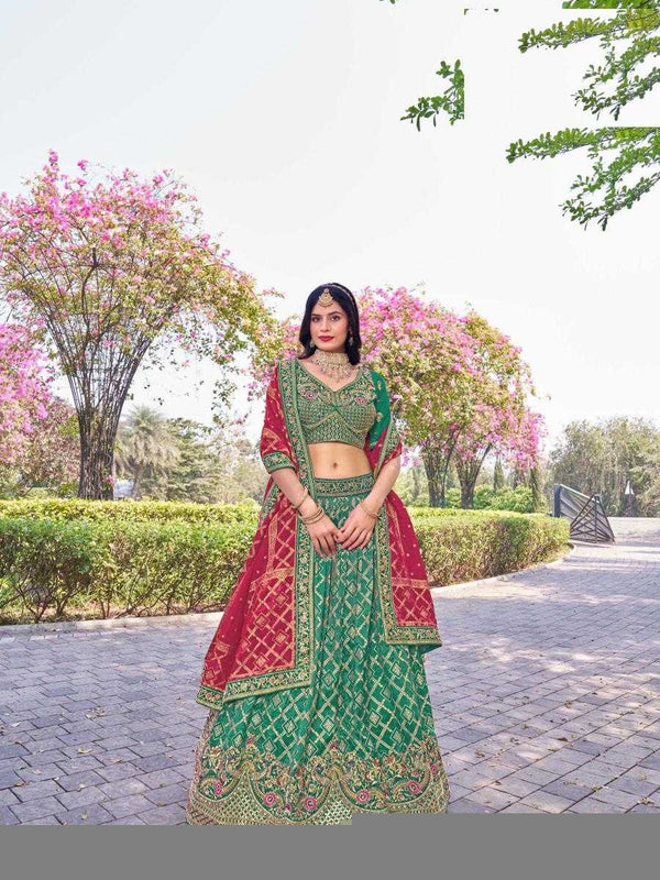 Banarasi Soft Silk RIN197 Naseehat-2695 Lehengas Wedding Collections Festive Collections Wholesale Designer Lehenga Silk Lehenga Banarasi Lehenga