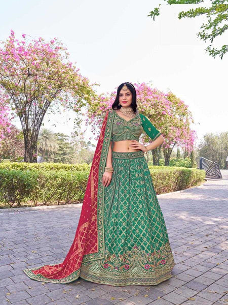 Banarasi Soft Silk RIN197 Naseehat-2695 Lehengas Wedding Collections Festive Collections Wholesale Designer Lehenga Silk Lehenga Banarasi Lehenga
