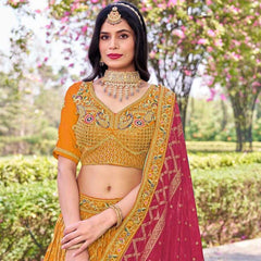 Banarasi Soft Silk RIN197 Naseehat-2695 Lehengas Wedding Collections Festive Collections Wholesale Designer Lehenga Silk Lehenga Banarasi Lehenga