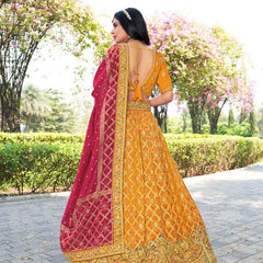 Banarasi Soft Silk RIN197 Naseehat-2695 Lehengas Wedding Collections Festive Collections Wholesale Designer Lehenga Silk Lehenga Banarasi Lehenga