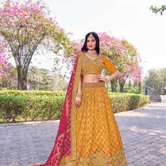 Banarasi Soft Silk RIN197 Naseehat-2695 Lehengas Wedding Collections Festive Collections Wholesale Designer Lehenga Silk Lehenga Banarasi Lehenga